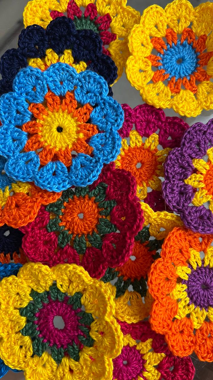 Muitas Flores Coloridas